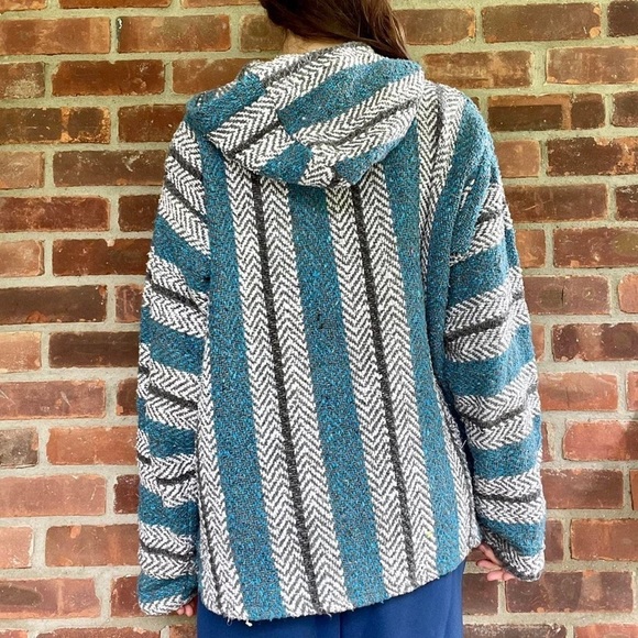 ❤️ 🆕 WILCOR Baja Joe Mexican Baja jacket (hooded) Size small unisex - Picture 4 of 7